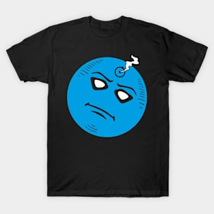 Blue God Smiley v2 T-Shirt